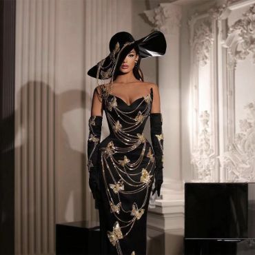 ROCHIE BANDAGE LUNGA NEAGRA H24020