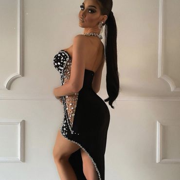 ROCHIE BANDAGE ELEGANTA CU PIETRICELE  H23063