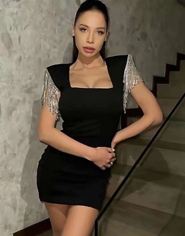 Rochie Bandage H21032 Negru