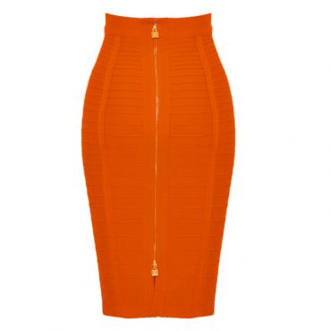 Fustă Bandage H21052 Portocaliu