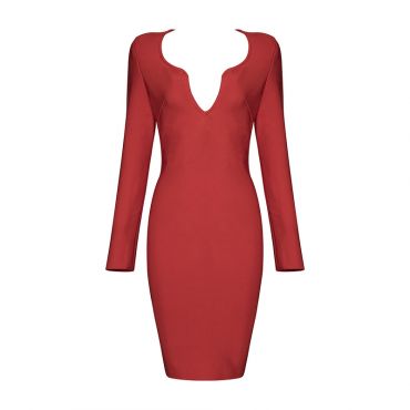 Rochie Bandage H4449 Rosu