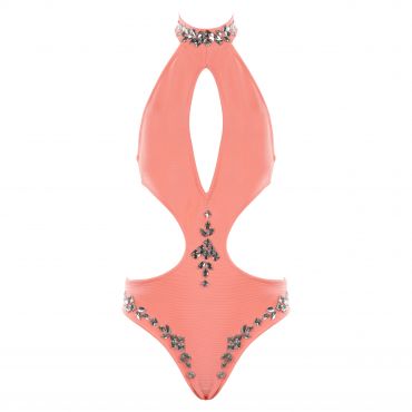 Costum Baie Bandage H5371 Portocaliu