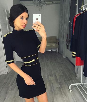 Rochie Bandage H5738 Negru